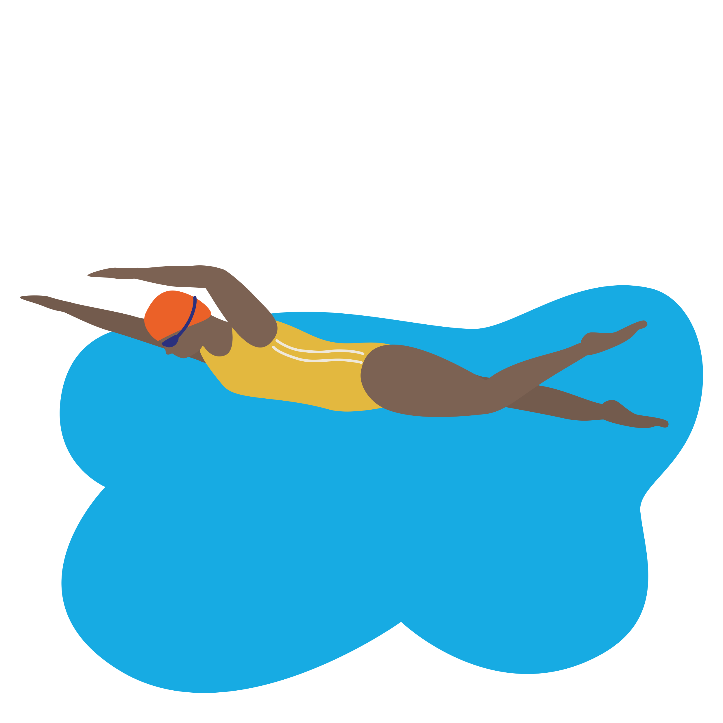 Swimmer Illustration
