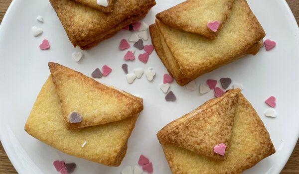 Hidden Message Valentines Biscuits