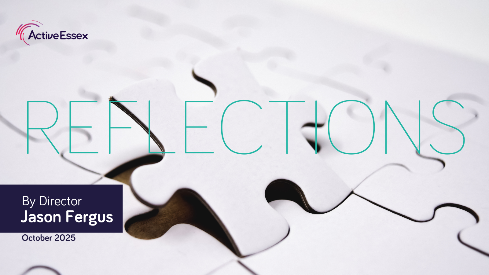 a puzzle piece being entered on to a complete puzzle